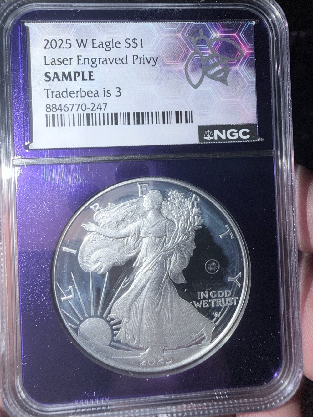 Graded American Silver Eagle 2025 - Silver - Picture 7 of 7